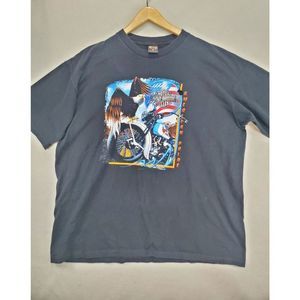 Harley-Davidson Mancuso Houston, TX 1996 Men's T-Shirt Size XXL (defect)